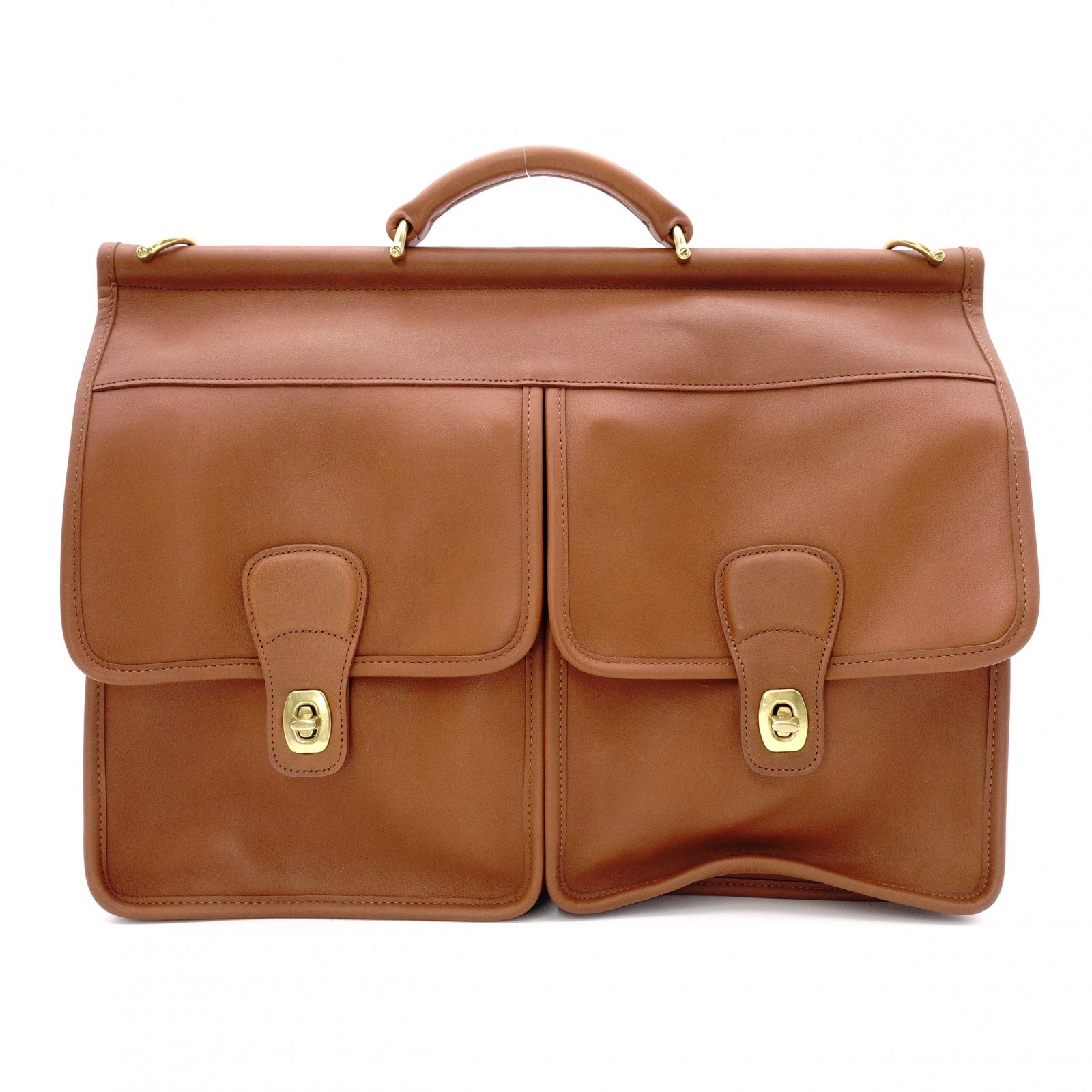 COACH コーチ オールド コーチ ビジネスバッグ レザー ブラウン メンズ