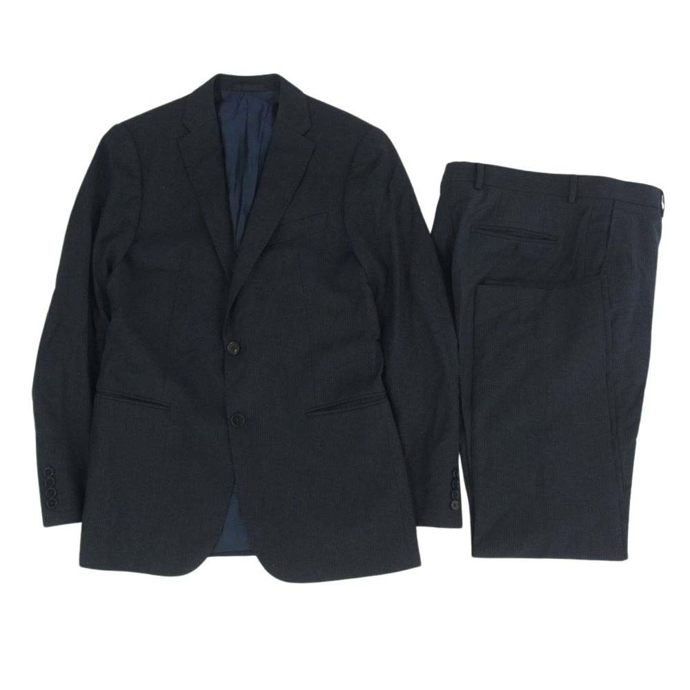 ARMANI COLLEZIONI アルマーニコレッツォーニ セットアップ ストライプ 2B テーラード ジャケット スラックス パンツ セットアップ 36 パンツ30【中古】