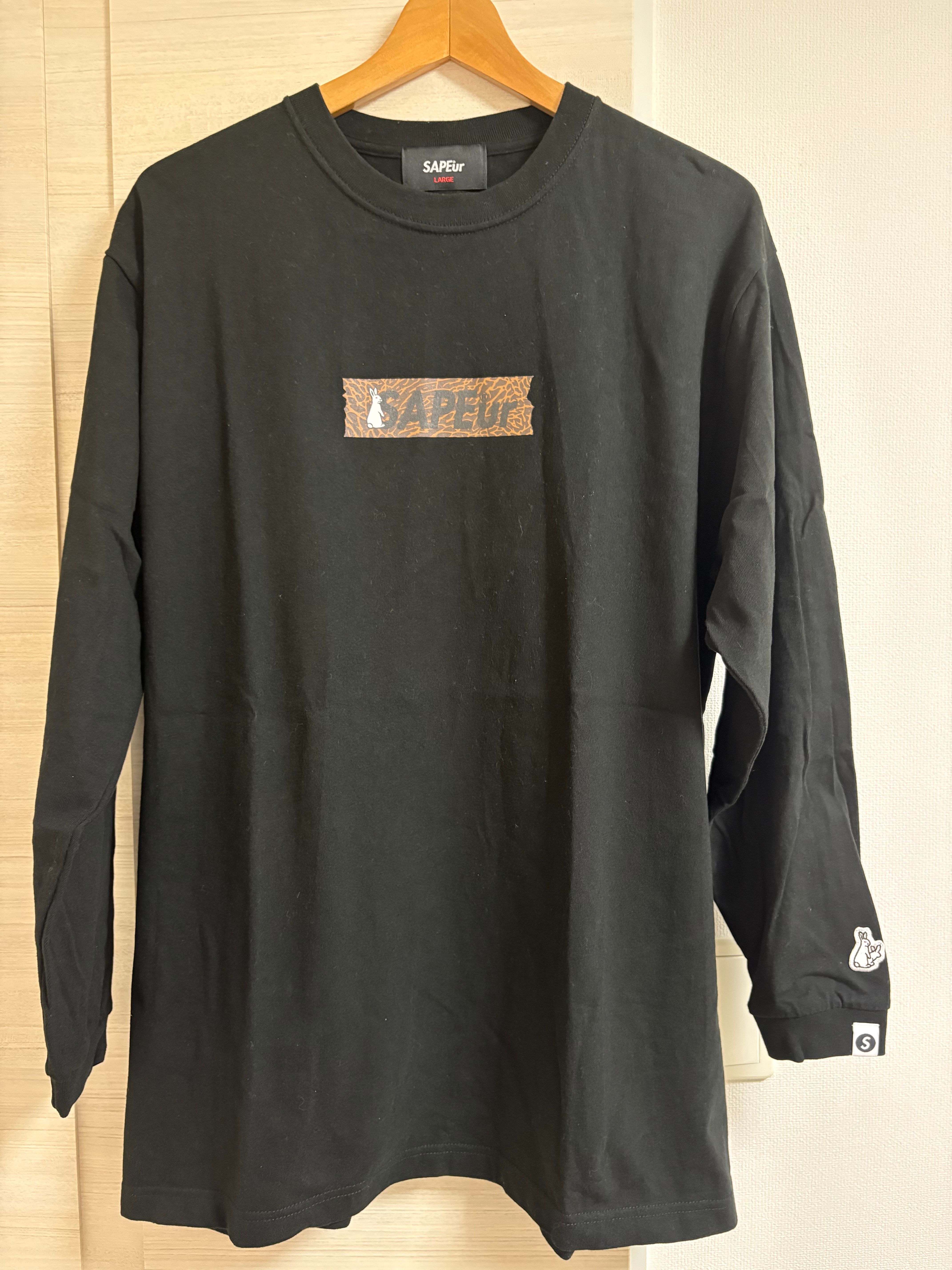 SAPEur x FR2 CHOCOLATE HEAD LONGSLEEVE T-SHIRT "Black"