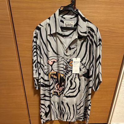 WACKO MARIA TIM LEHI Hawaiian Shirt "Gray"