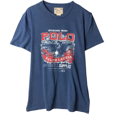 古着 ラルフローレン Ralph Lauren POLO RALPH LAUREN CLASSIC FIT 半袖 プリントTシャツ メンズL相当/eaa589453