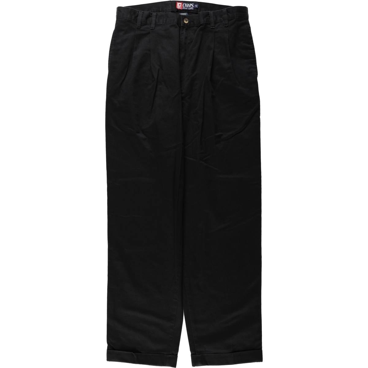 古着 ラルフローレン Ralph Lauren CHAPS チャップス ツータック チノパンツ メンズw34相当/eaa679073