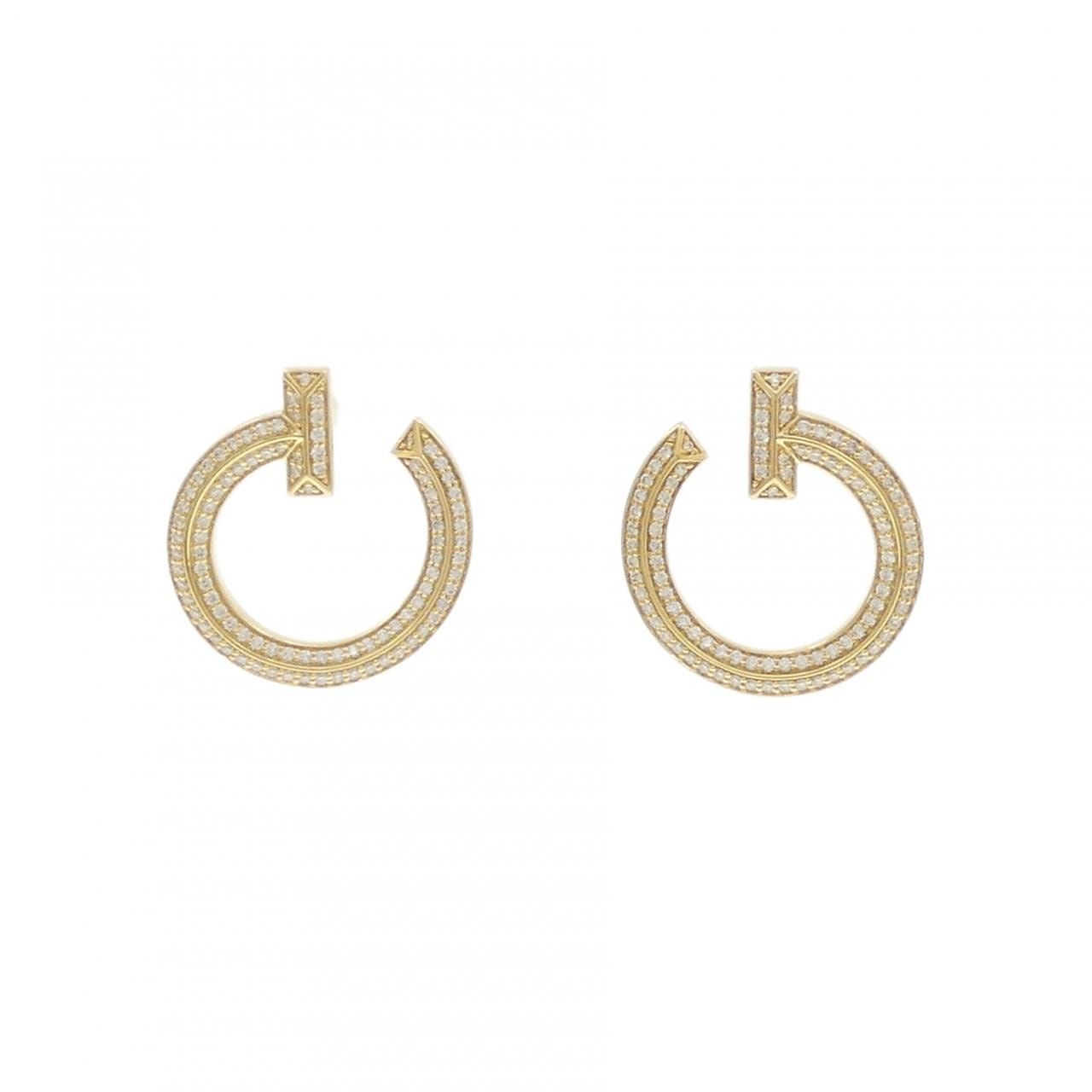 ティファニー Tワン ピアス 0.48CT