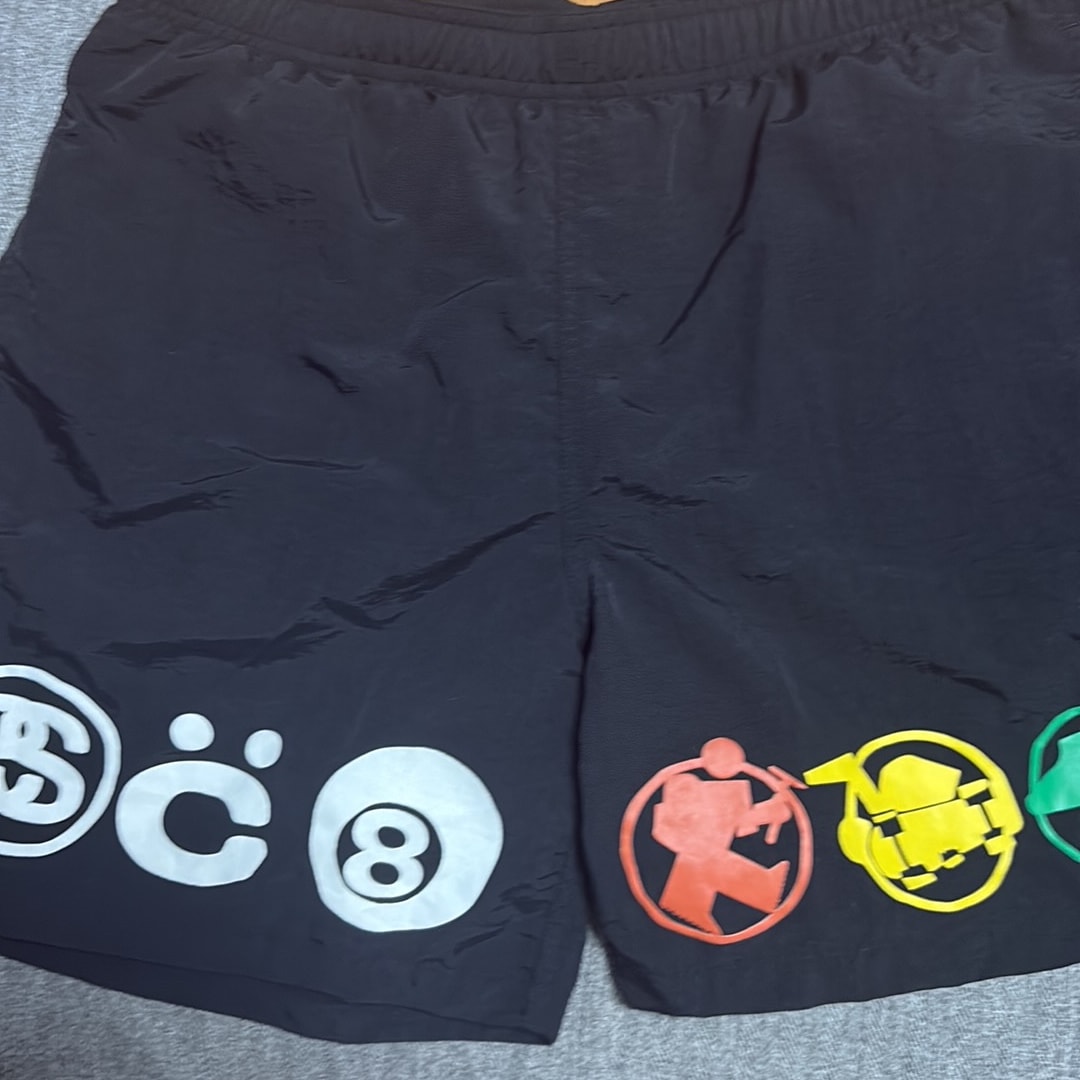 Stussy CPFM ICON WATERSHORT "Black"