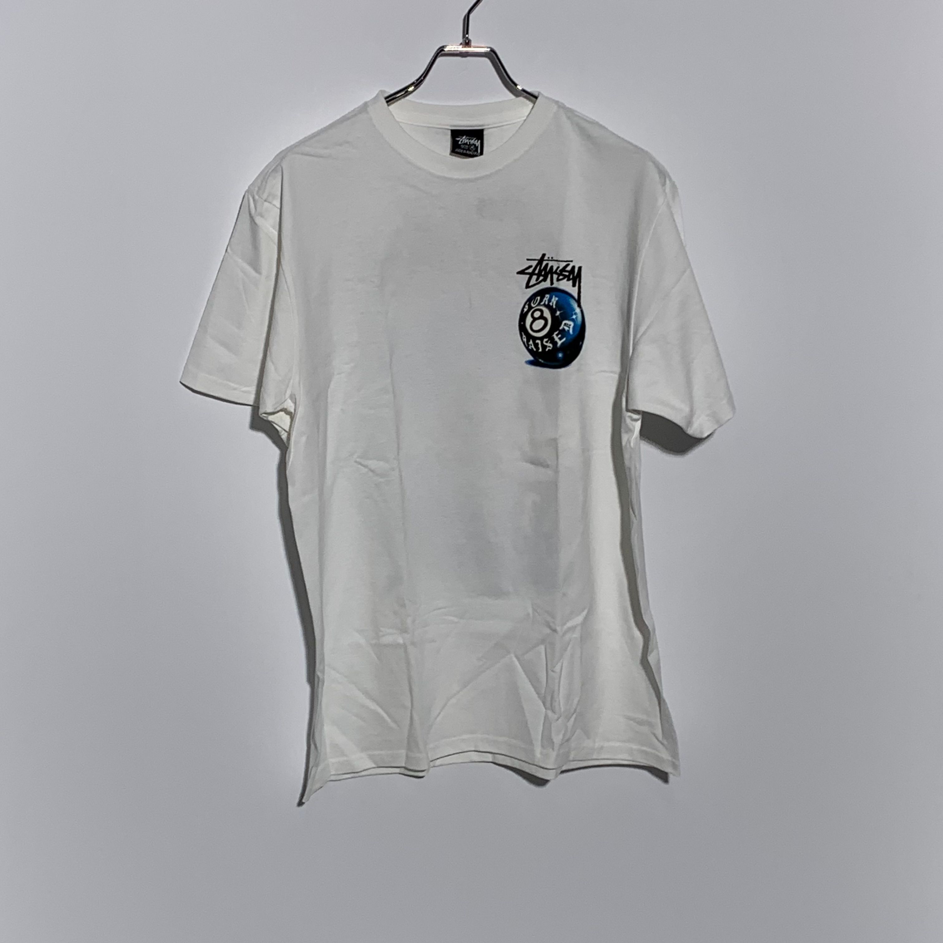 ステューシー ボーン x レイズド 8 ボール Tシャツ "ホワイト" 