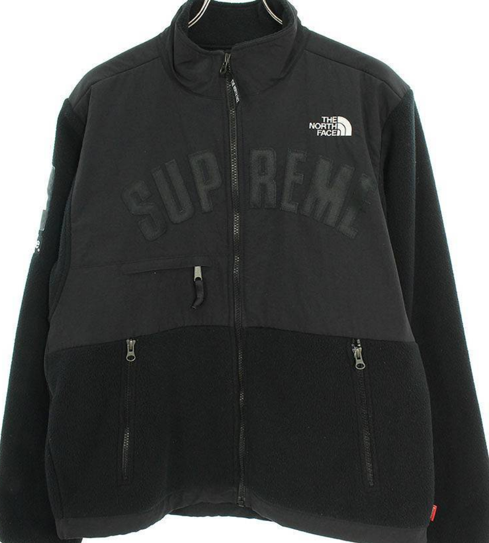 Supreme x The North Face Arc Logo Denali Fleece Jacket "Black"