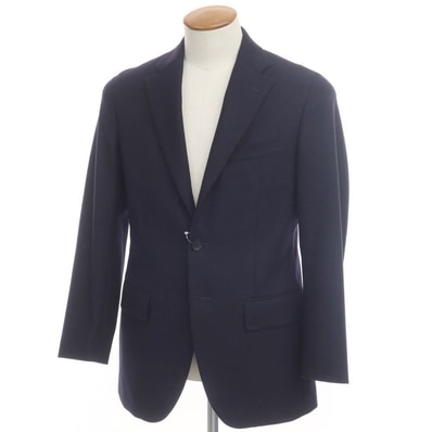 【中古】ユニフォームエクスペリメント uniform experiment ウール 2B テーラードジャケット ネイビー【サイズ2】【メンズ】