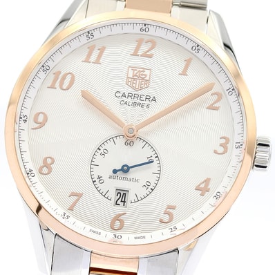 ☆美品 タグホイヤー カレラ WAS2151 自動巻き メンズ 【中古】