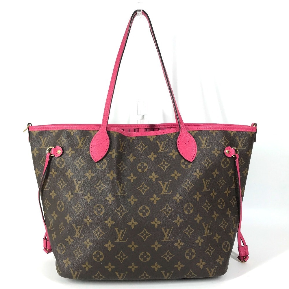 ルイヴィトン LOUIS VUITTON ネヴァーフル インサイドアウト MM M12707 モノグラム カバン トートバッグ 肩掛け ショルダーバッグ モノグラムキャンバス ポンディシェリピンク ピンク