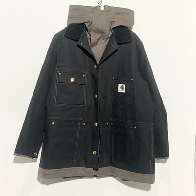 Carhartt WIP × sacai Reversible Duck Coat "Black"
