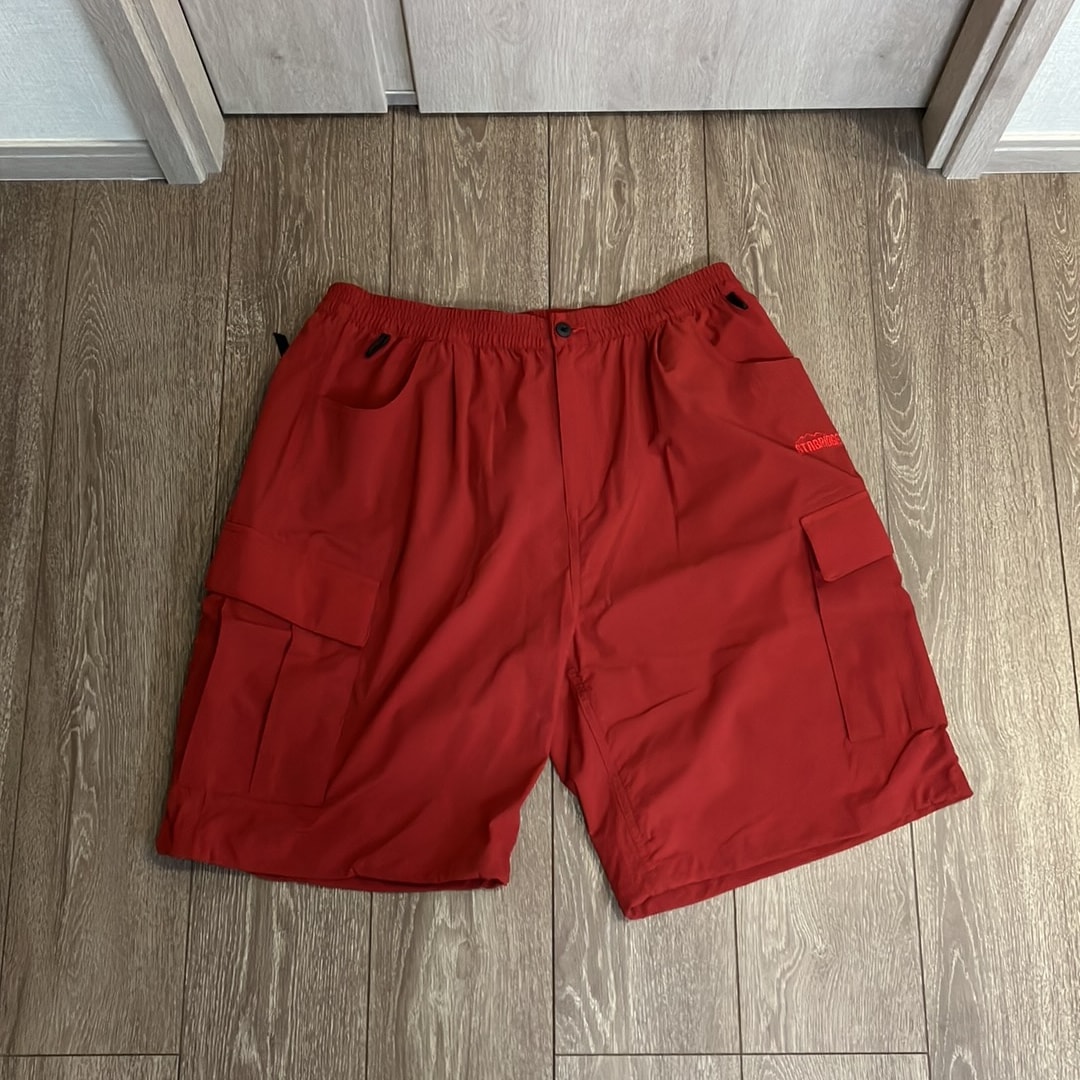 STABRIDGE LW Baggy Cargo Shorts "Garnet"