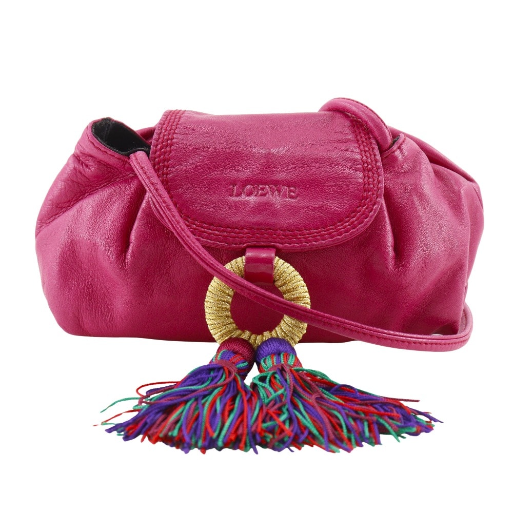 ロエベ ポシェット フリンジ レディースショルダーバッグ