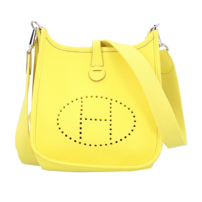 エルメス エブリンTPM ショルダーバッグ トゴ イエロー レディース HERMES 中古