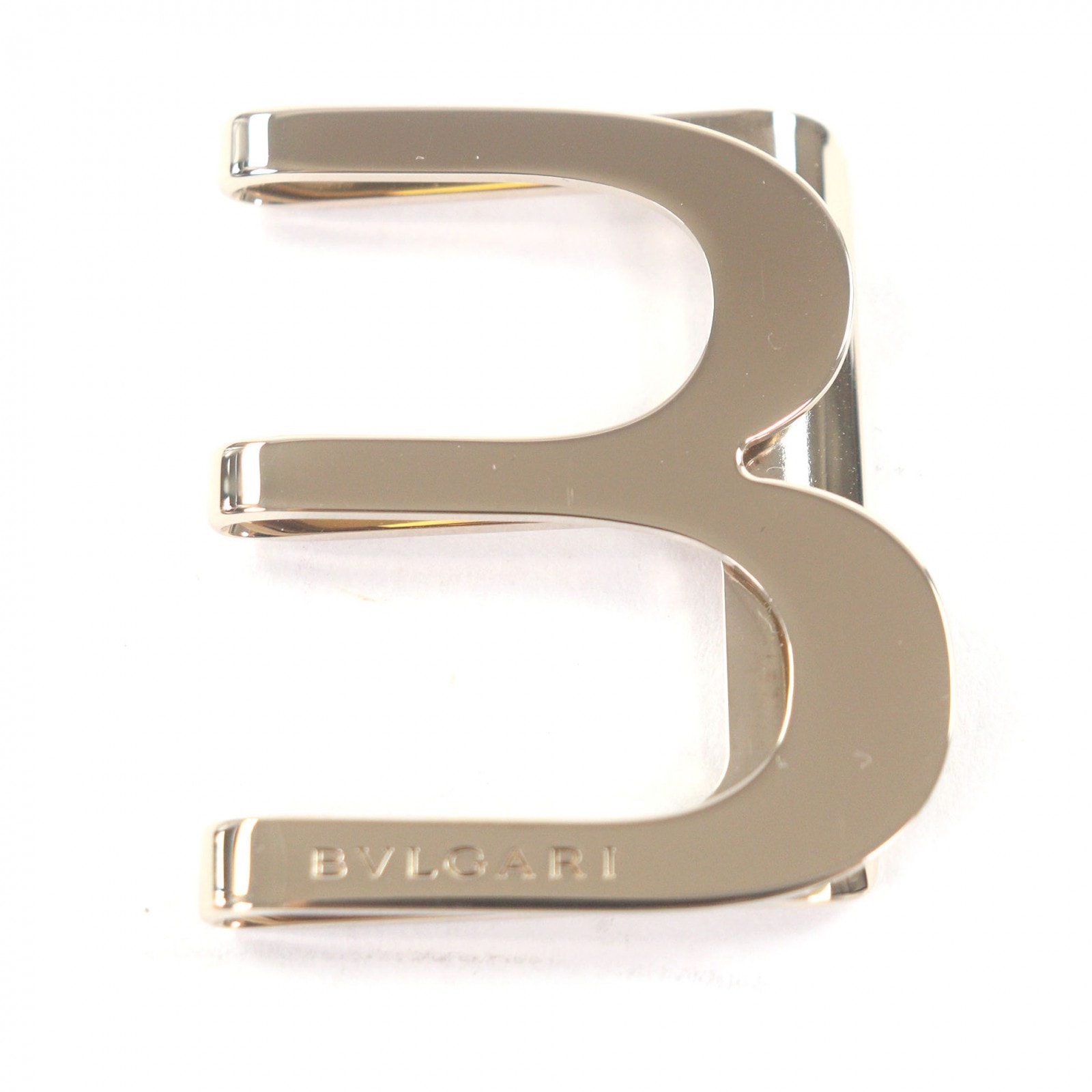 極美品 ブルガリ タイピン フォーマル タイバー ライトゴールド 245222