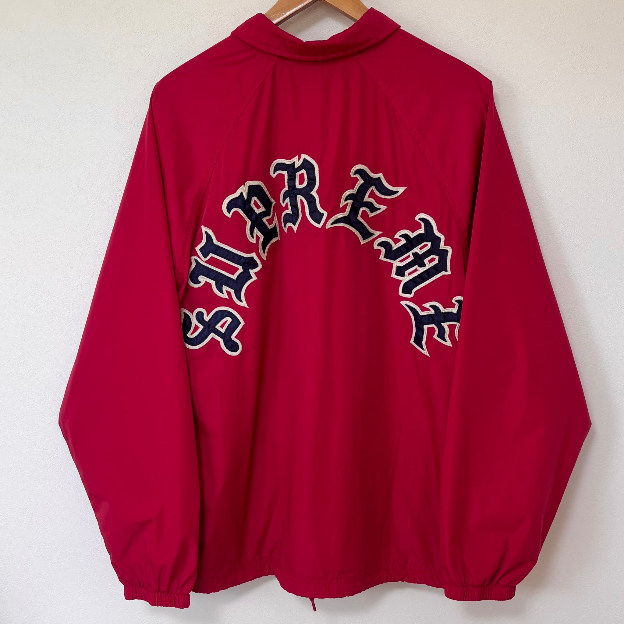 Supreme Old English Arc Coaches Jacket "Red"
