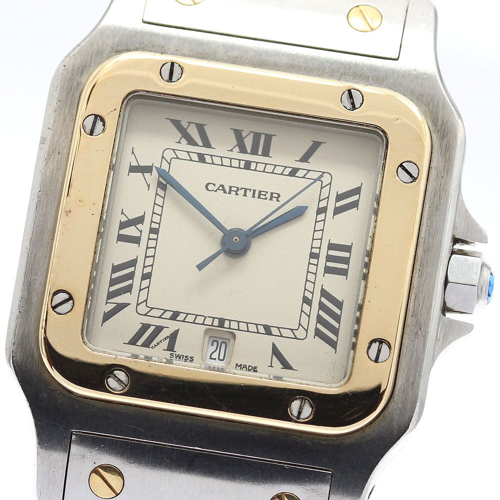 カルティエ サントスガルベLM W20011C4 メンズ 【中古】