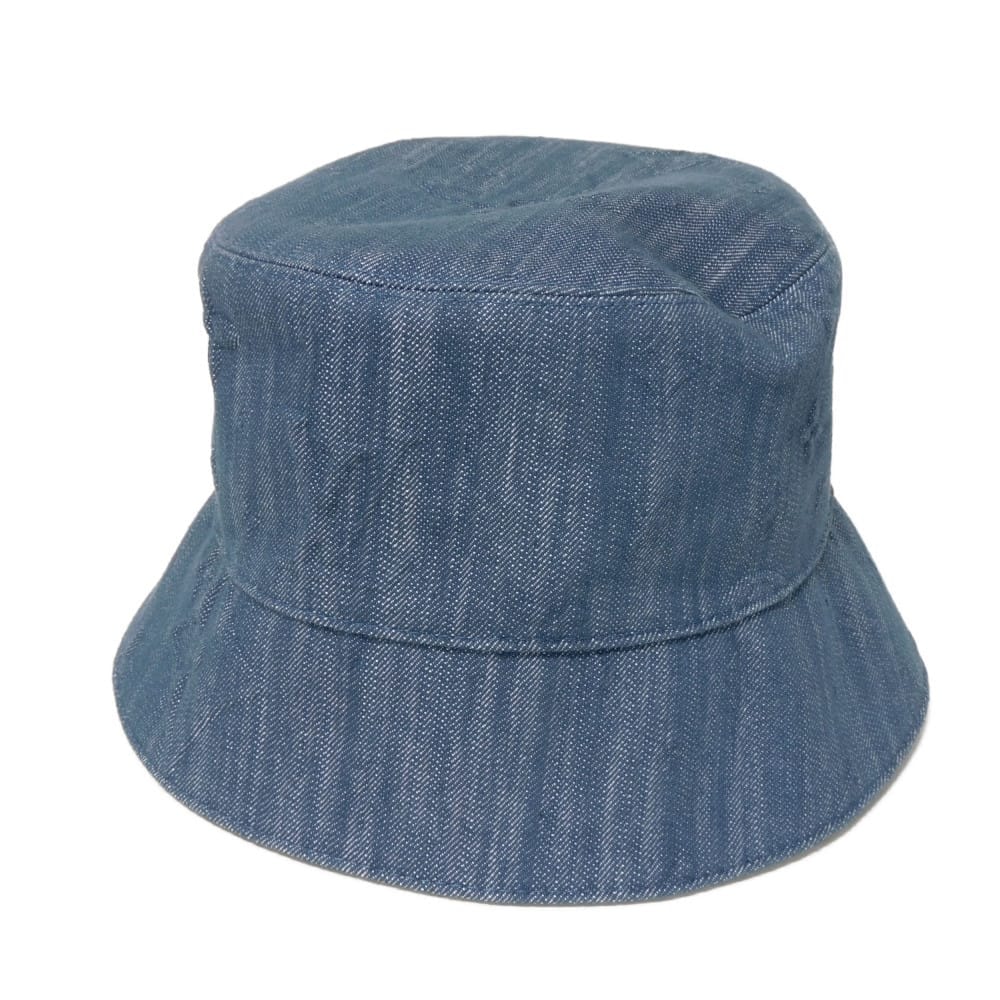 LOUIS VUITTON ルイ・ヴィトン モノグラム コンステレーション バケット ハット LVロゴ フラワー エンボス ブルー 23SS インディゴ 帽子 M7101L