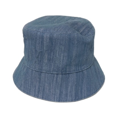 LOUIS VUITTON ルイ・ヴィトン モノグラム コンステレーション バケット ハット LVロゴ フラワー エンボス ブルー 23SS インディゴ 帽子 M7101L