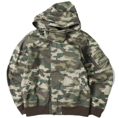 BEAMS ビームス レイズドモッズパーカー ミリタリーブルゾン 11-18-1197-152 M カモフラージュ CAMO 迷彩 ジャケット アウター g27941