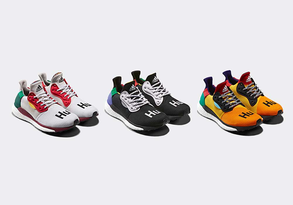 ファレル×アディダス ソーラー HU グライド ST ブースト 全3色