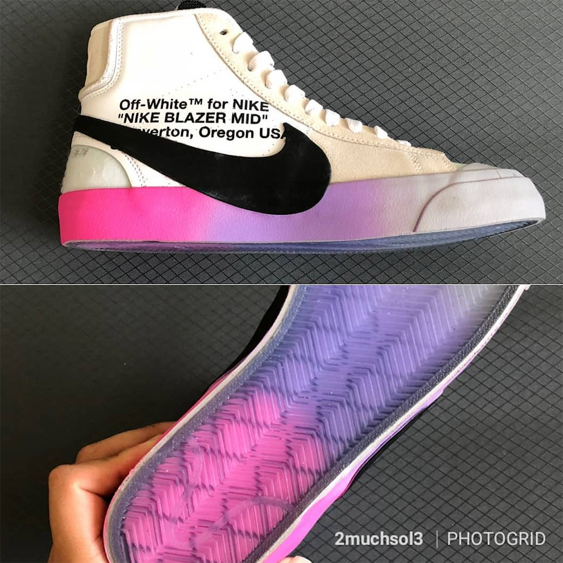 Off white nike blazer rainbow Clearance