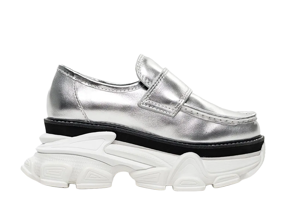 Maison MIHARA YASUHIRO Women's Hybrid Sole Loafer "Silver"