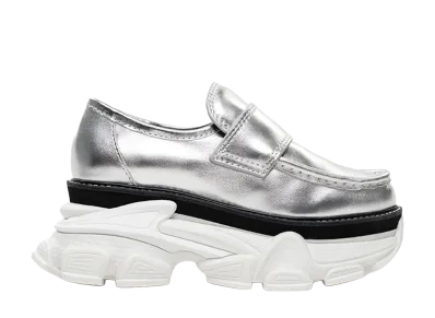 Maison MIHARA YASUHIRO Women's Hybrid Sole Loafer "Silver"