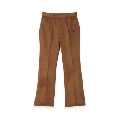 NEEDLES Boot-Cut Jean - Synthetic Suede "Brown"