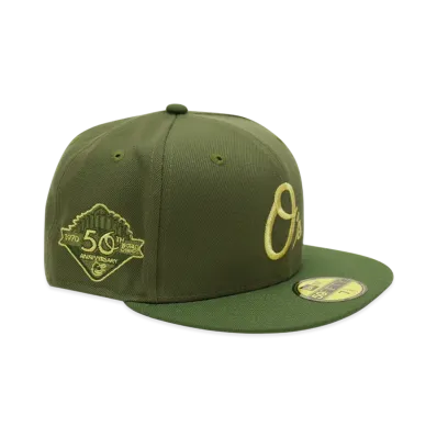 NEW ERA x THE CAP 'Golden WS' 59Fifty Baltimore Orioles "Green"
