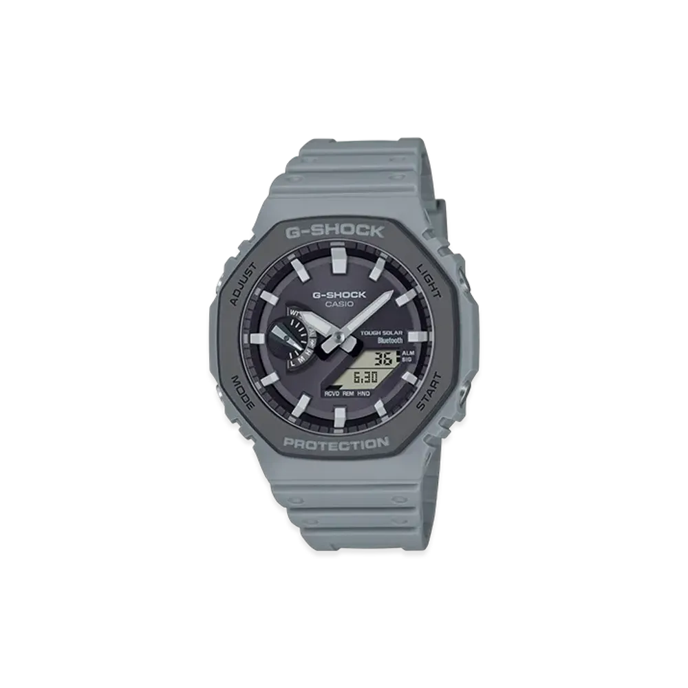 Casio G-Shock UrBAn Utility 2100 Mobile Link Analog-Digi Solar M Watch "Gray"