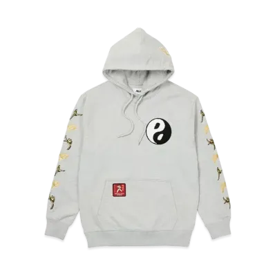 PALACE HIGH KICK HOOD "Grey Marl"