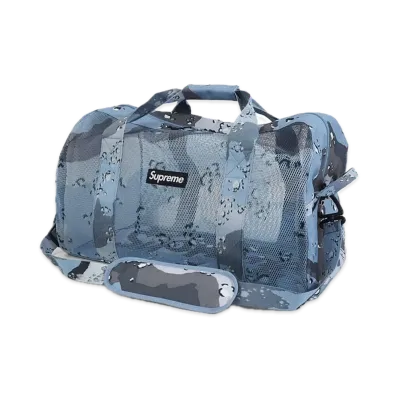 Supreme 20SS Big Duffle Bag "Camo Blue"
