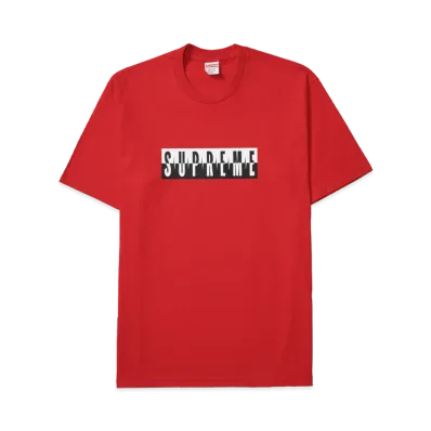 Supreme Split Tee "Red"