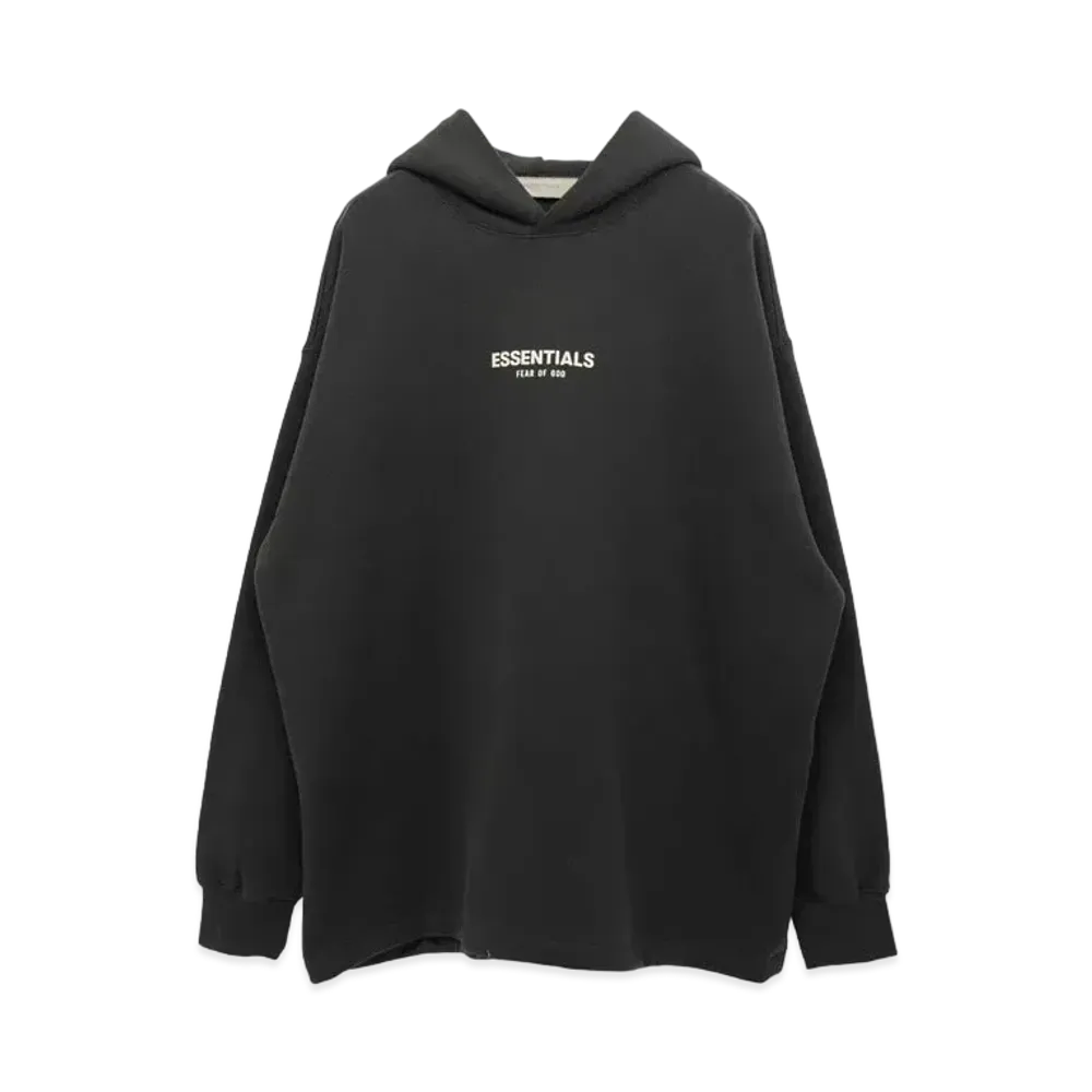 FEAR OF GOD ESSENTIALS LS HOODIE "Iron"