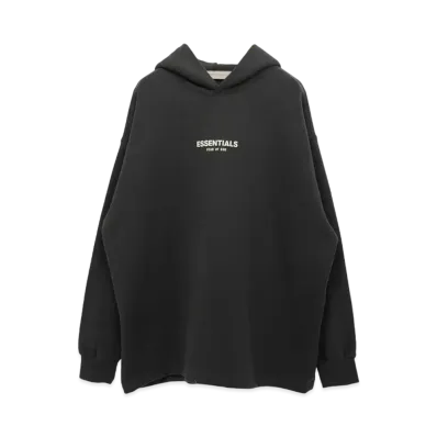 FEAR OF GOD ESSENTIALS LS HOODIE "Iron"