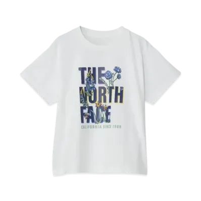 The North Face Kids Toddler Short Sleeve Floral Graphic Tee "White"