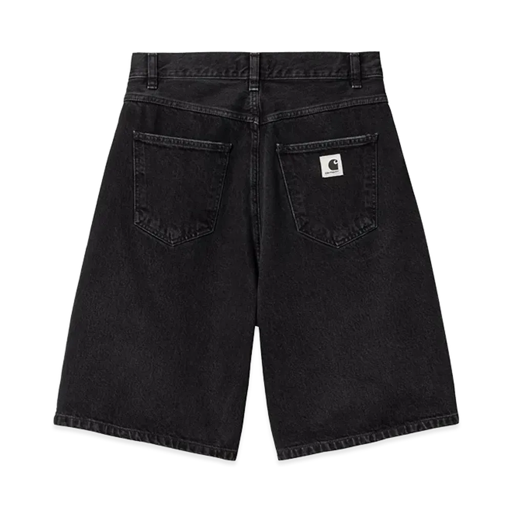 Carhartt WIP Women's Brandon Short "Black(Stone Washed)"