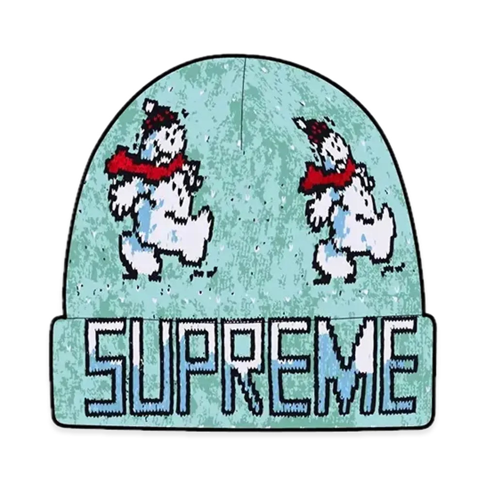 Supreme Snowman Beanie "Pale Mint"