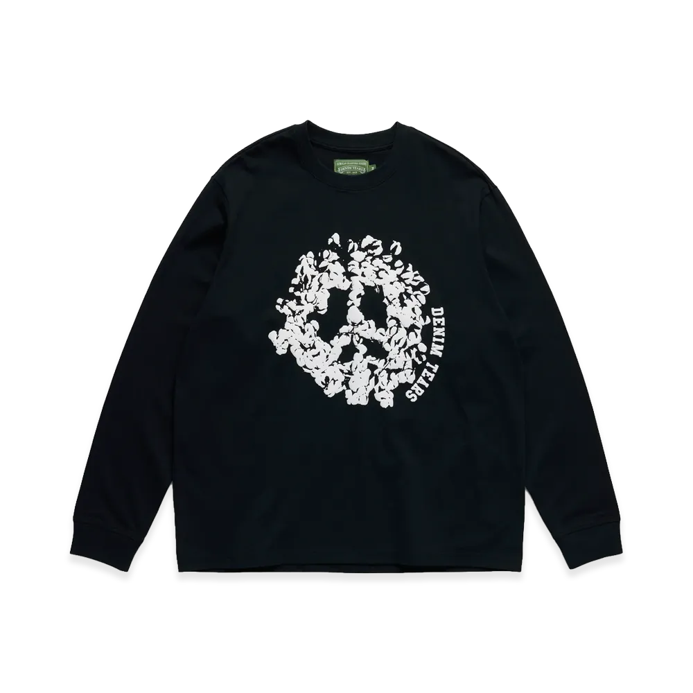 DENIM TEARS Denim U Long Sleeve Tee "Black"