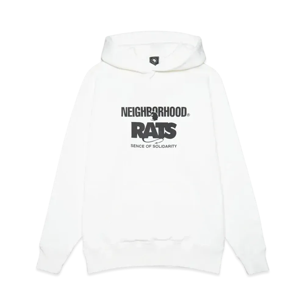 NEIGHBORHOOD x RATS 20th Hooded "White" 242RTRTN-CSM01S / 25SPH-0104