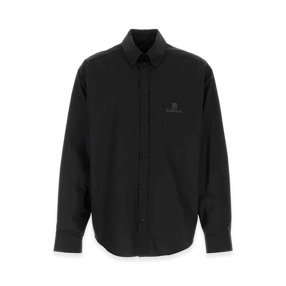 BALENCIAGA Poplin Shirt "Black"