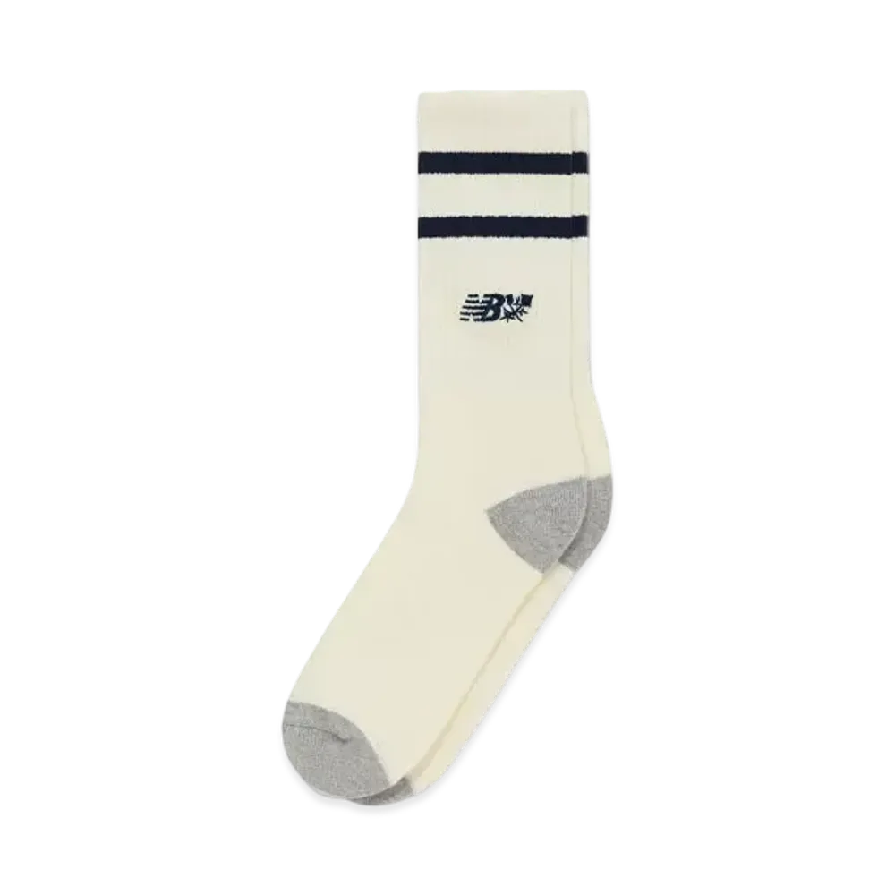 Aime Leon Dore x New Balance 997 Striped Crew Sock "Cream/Navy/Grey"