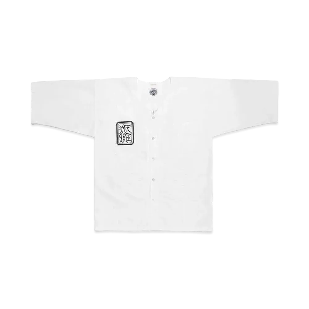 WACKO MARIA WOLF’S HEAD / DABO SHIRT "White Black"