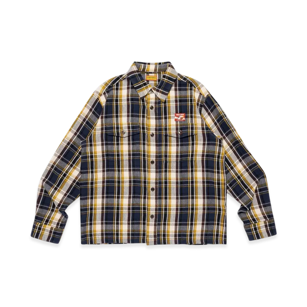 HUMAN MADE Check Shirt "Navy"