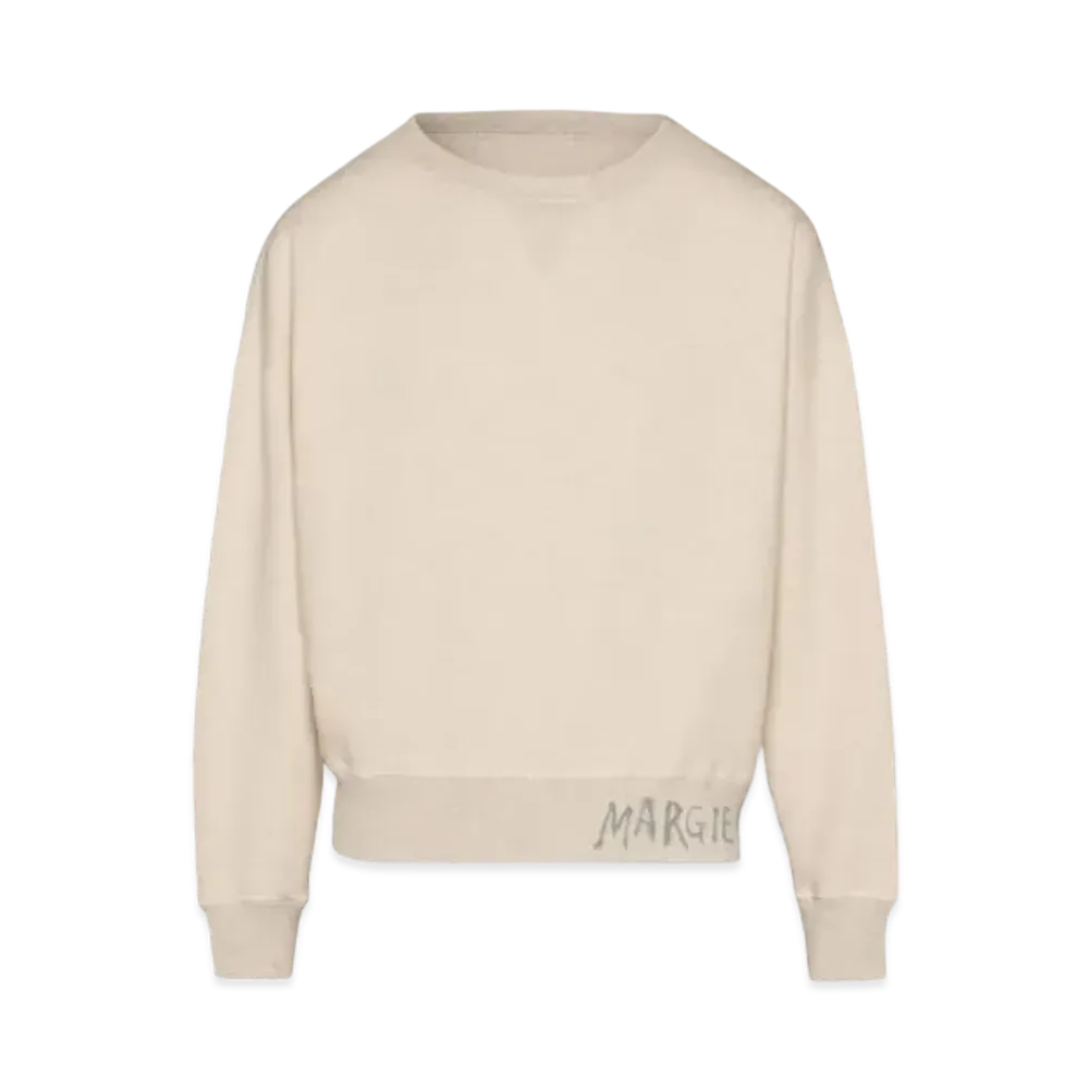 Maison Margiela Logo Sweatshirt "Cream"