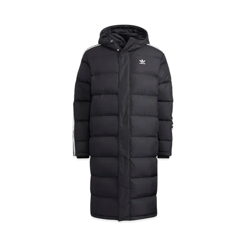 ADIDAS LONG DOWN JACKET "Black/White"