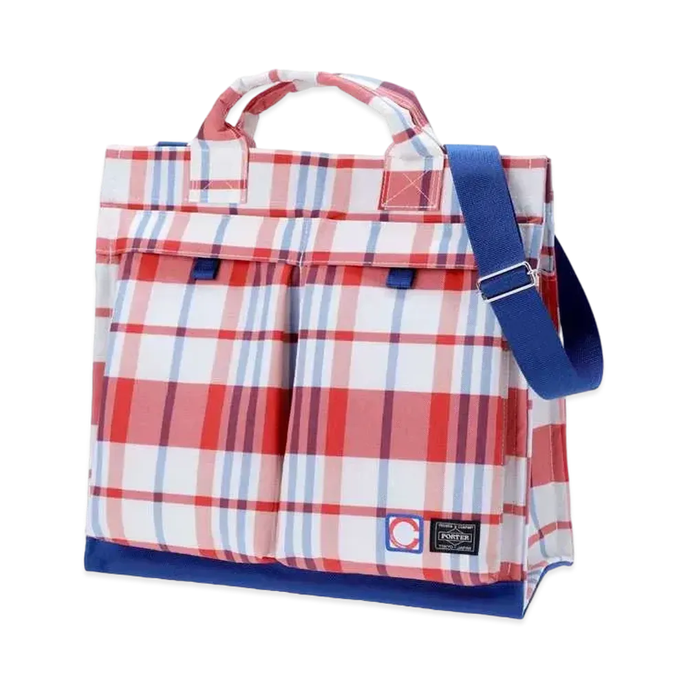 PORTER x CLOT Tote Bag "Red"