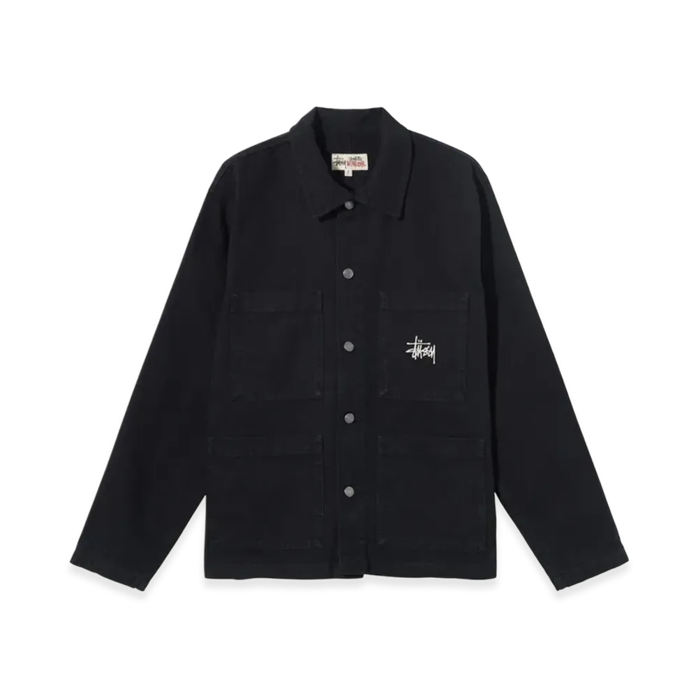 Stussy Canvas Chore Jacket "Black"
