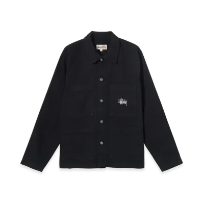 Stussy Canvas Chore Jacket "Black"