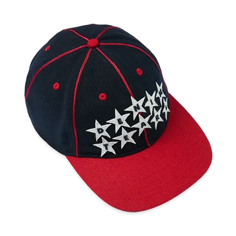 DENIM TEARS Star Logo Baseball Cap "Blue/Red"